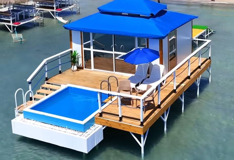 Villa paillotes avec piscine privée